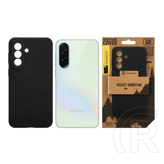 Tactical Samsung A37 5G velvet smoothie szilikon telefonvédő (ütésállóság, matt) fekete
