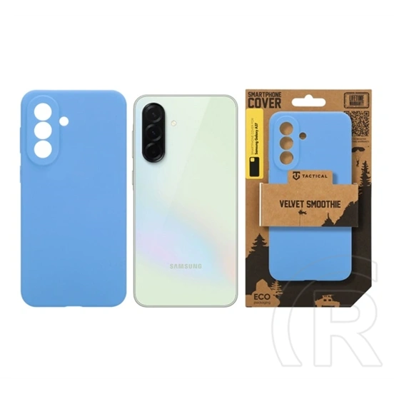 Tactical Samsung A37 5G velvet smoothie szilikon telefonvédő (ütésállóság, matt) sötétkék
