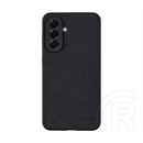 Tactical Samsung A56 5G beaver szilikon telefonvédő (mikrofiber plüss belső, matt, topográfiai minta) fekete