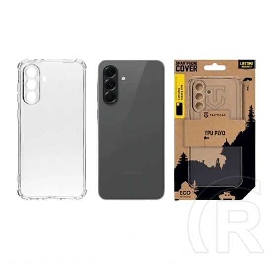 Tactical Samsung A56 5G tpu plyo szilikon telefonvédő (ütésállóság, légpárnás sarok) átlátszó
