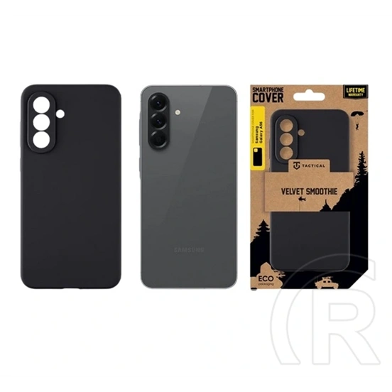 Tactical Samsung A56 5G velvet smoothie szilikon telefonvédő (ütésállóság, matt) fekete