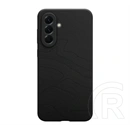 Tactical Samsung A57 5G beaver szilikon telefonvédő (mikrofiber plüss belső, matt, topográfiai minta) fekete