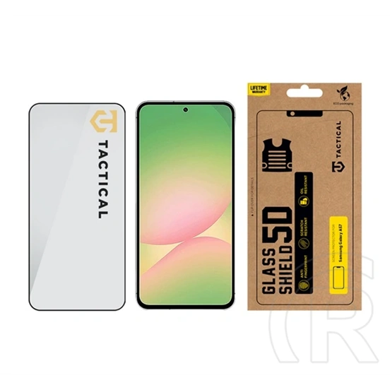 Tactical Samsung A57 5G glass shield 5d képernyővédő üveg (5d, 0.33mm, 9h) fekete