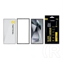 Tactical Samsung S24 Ultra impact armour glass képernyővédő üveg (3d, karcálló, antibakteriális + segédkeret) átlátszó