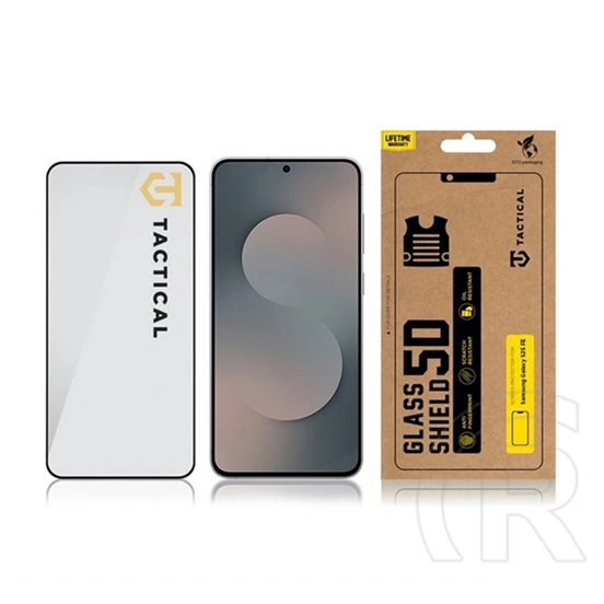 Tactical Samsung S25 FE glass shield 5d képernyővédő üveg (5d, 0.33mm, 9h) fekete