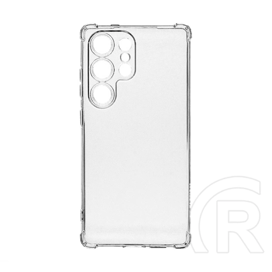 Tactical Samsung S25 Ultra tpu plyo szilikon telefonvédő (ütésállóság, légpárnás sarok) átlátszó