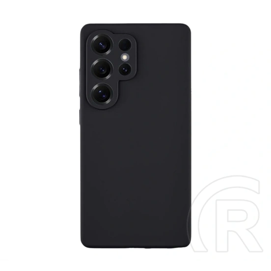Tactical Samsung S25 Ultra velvet smoothie szilikon telefonvédő (ütésállóság, matt) fekete