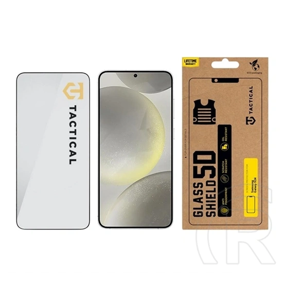 Tactical Samsung S25  glass shield 5d képernyővédő üveg (5d, 0.33mm, 9h) fekete