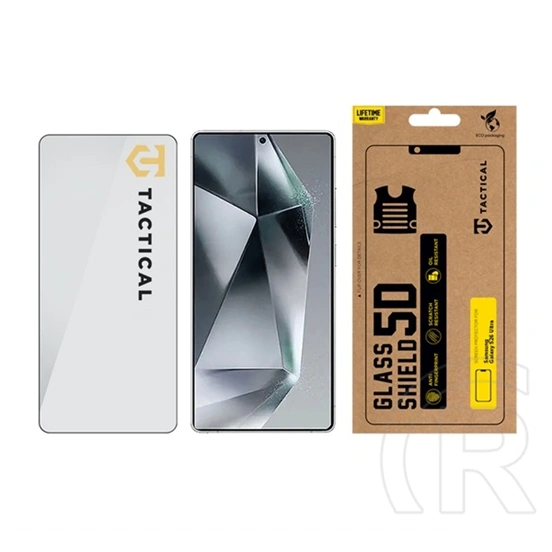 Tactical Samsung S26 Ultra glass shield 5d képernyővédő üveg (5d, 0.33mm, 9h) fekete