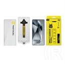 Tactical Samsung S26 Ultra impact barrier for rookies képernyővédő üveg (5d, 0.33mm, 9h + segédkeret) fekete