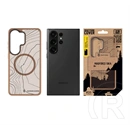 Tactical Samsung S26 Ultra magforce hyperstealth sika szilikon védő (ütésálló, magsafe, topográfiai minta) sötétbarna