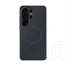 Tactical Samsung S26 Ultra magforce hyperstealth szilikon telefonvédő (ütésálló, átlátszó matt hátlap, magsafe) sötétkék