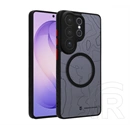 Tactical Samsung S26 Ultra magforce warthog szilikon védő (erős ütésálló, topográfiai minta, magsafe) fekete
