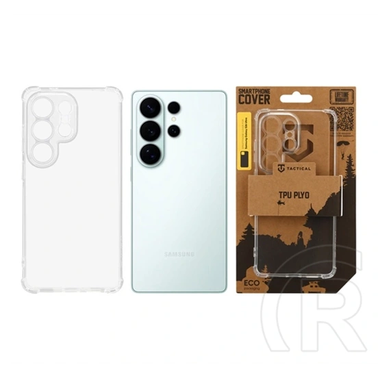 Tactical Samsung S26 Ultra tpu plyo szilikon telefonvédő (ütésállóság, légpárnás sarok) átlátszó