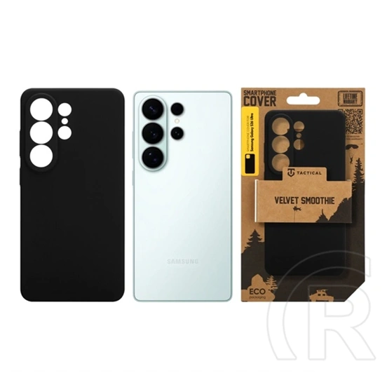 Tactical Samsung S26 Ultra velvet smoothie szilikon telefonvédő (ütésállóság, matt) fekete