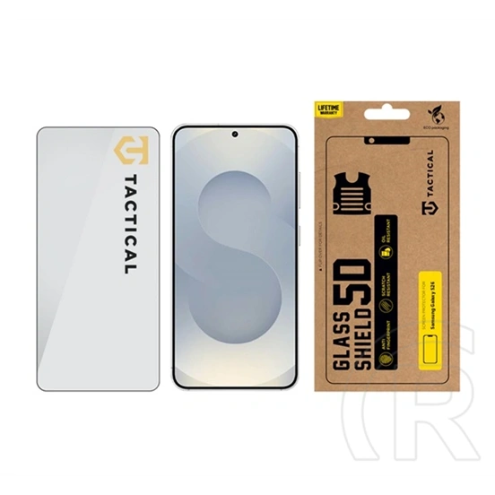 Tactical Samsung S26 glass shield 5d képernyővédő üveg (5d, 0.33mm, 9h) fekete