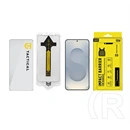 Tactical Samsung S26 impact barrier for rookies képernyővédő üveg (5d, 0.33mm, 9h + segédkeret) fekete