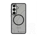 Tactical Samsung S26 magforce hyperstealth sika szilikon telefonvédő (ütésállóság, magsafe, topográfiai minta) fekete