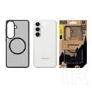 Tactical Samsung S26 magforce hyperstealth szilikon telefonvédő (ütésállóság, átlátszó matt hátlap, magsafe) fekete