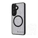 Tactical Samsung S26 magforce warthog szilikon védő (erős ütésálló, átlátszó hátlap, topográfiai minta, magsafe) fekete