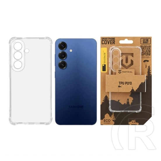 Tactical Samsung S26 tpu plyo szilikon telefonvédő (ütésállóság, légpárnás sarok) átlátszó