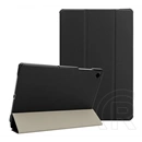 Tactical Samsung Tab A11 Plus LTE  book trifold tok álló, bőr hatású (aktív flip, trifold, asztali tartó) fekete