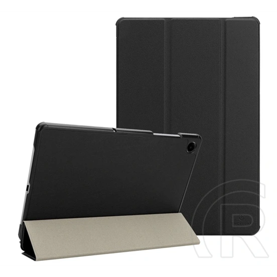 Tactical Samsung Tab A11 Plus LTE  book trifold tok álló, bőr hatású (aktív flip, trifold, asztali tartó) fekete