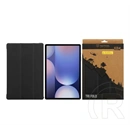 Tactical Samsung Tab S10 Lite WIFI  book trifold tok álló, bőr hatású (aktív flip, trifold, asztali tartó) fekete