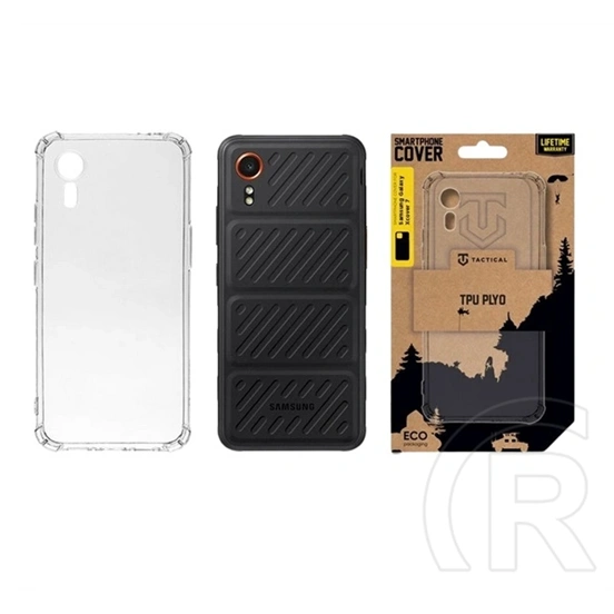 Tactical Samsung Xcover 7 tpu plyo szilikon telefonvédő (ütésállóság, légpárnás sarok) átlátszó