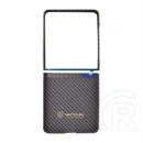 Tactical Samsung Z Flip8 magforce aramid szilikon telefonvédő (ultravékony, magsafe, karbon minta) fekete