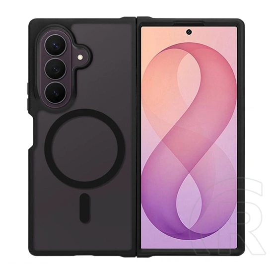 Tactical Samsung Z Fold8 Ultra magforce hyperstealth szilikon védő (ütésálló, átlátszó matt hátlap, magsafe) fekete