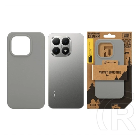 Tactical Xiaomi 15T velvet smoothie szilikon telefonvédő (ütésállóság, matt) világosszürke
