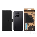 Tactical Xiaomi 17T Pro field notes tok álló, bőr hatású (flip, asztali tartó, bankkártya tartó, prémium) fekete