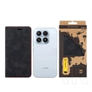 Tactical Xiaomi 17 xproof tok álló, bőr hatású (flip, oldalra nyíló, asztali tartó, koptatott bőr minta, prémium) fekete