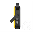 Tactical badass vésztöltő usb+type-c aljzat (10050mah, 18w, gyorstöltő, ip67, led jelzés, led lámpa) citromsárga