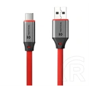 Tactical fat man 2.0 adatkábel (usb - type-c, 15w, gyorstöltő, 100cm) piros