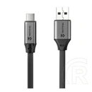 Tactical fat man 2.0 adatkábel (usb - type-c, 15w, gyorstöltő, 100cm) sötétszürke
