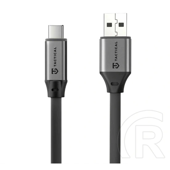 Tactical fat man 2.0 adatkábel (usb - type-c, 15w, gyorstöltő, 100cm) sötétszürke