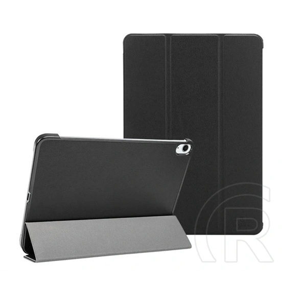 Tactical iPad Air 11 (2026)  book trifold tok álló, bőr hatású (aktív flip, trifold, asztali tartó) fekete