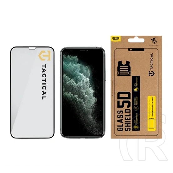 Tactical iPhone 11 Pro  glass shield 5d képernyővédő üveg (5d, 0.33mm, 9h) fekete