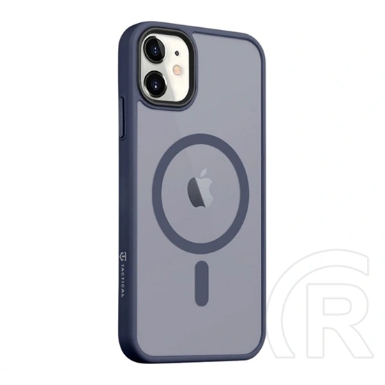 Tactical iPhone 11 magforce hyperstealth szilikon telefonvédő (ütésállóság, átlátszó matt hátlap, magsafe) sötétkék