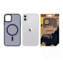 Tactical iPhone 11 magforce hyperstealth szilikon telefonvédő (ütésállóság, átlátszó matt hátlap, magsafe) sötétkék