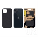 Tactical iPhone 13 magforce beaver szilikon telefonvédő (plüss belső, matt, magsafe, topográfiai minta) fekete