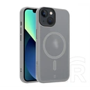 Tactical iPhone 13 magforce hypersand szilikon telefonvédő (ütésállóság, átlátszó hátlap, magsafe) világosszürke