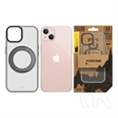 Tactical iPhone 13 magforce hyperstand szilikon védő (ütésálló, átlátszó hátlap, magsafe, kitámasztó) világosszürke