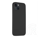 Tactical iPhone 13 magforce velvet smoothie szilikon telefonvédő (ütésálló, plüss belső, matt, magsafe) fekete