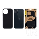Tactical iPhone 13 magforce velvet smoothie szilikon telefonvédő (ütésálló, plüss belső, matt, magsafe) fekete
