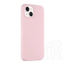 Tactical iPhone 13 magforce velvet smoothie szilikon telefonvédő (ütésálló, plüss belső, matt, magsafe) rózsaszín
