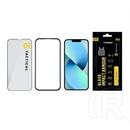 Tactical iPhone 13 mini impact armour glass képernyővédő üveg (3d, karcálló, antibakteriális + segédkeret) átlátszó
