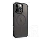 Tactical iPhone 13 mini magforce hyperstealth szilikon telefonvédő (ütésállóság, átlátszó matt hátlap, magsafe) fekete